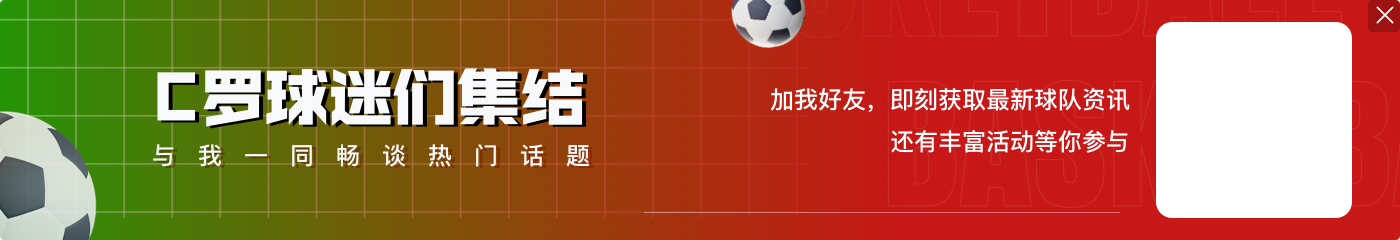 本赛季12场10球，C罗连续19个赛季联赛进球上双